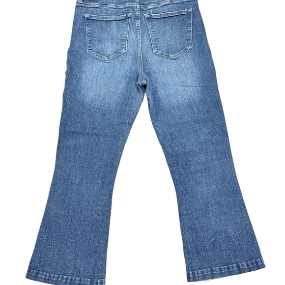 Lucky Brand Jeans Womens 8/29 Blue Stevie High Rise Flare Denim Front Pockets - Picture 7 of 12